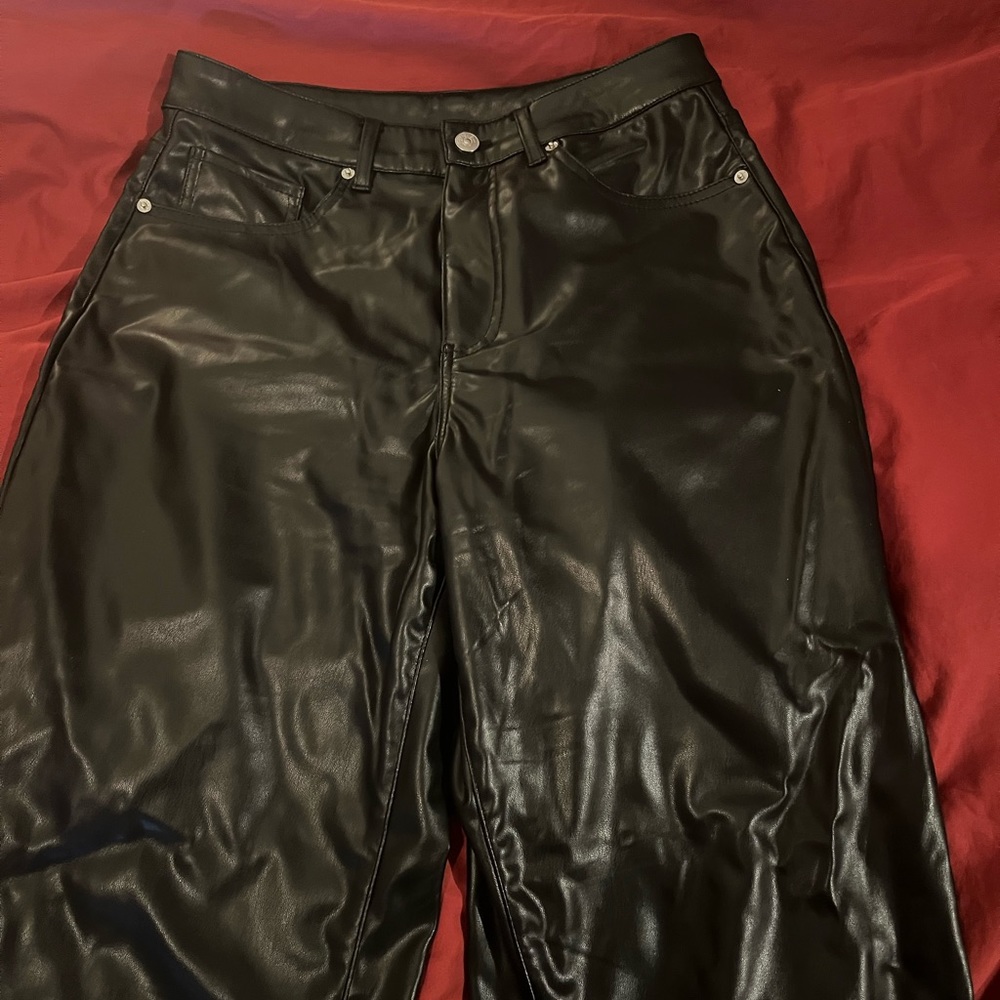 H&M leather pants